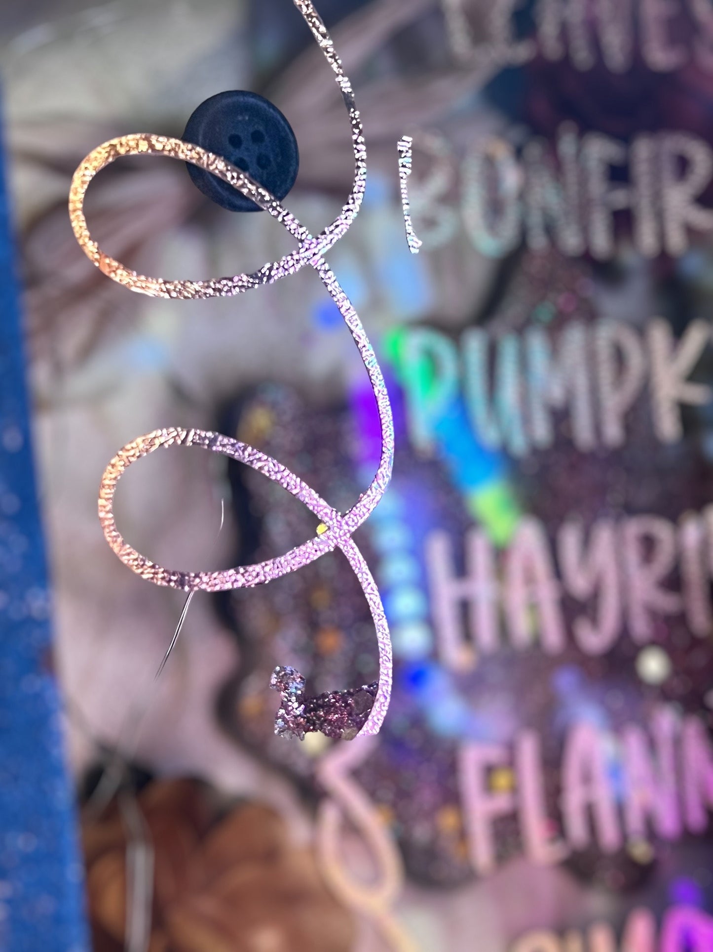 Fall/Autumn Themed Shadow Box With Lights