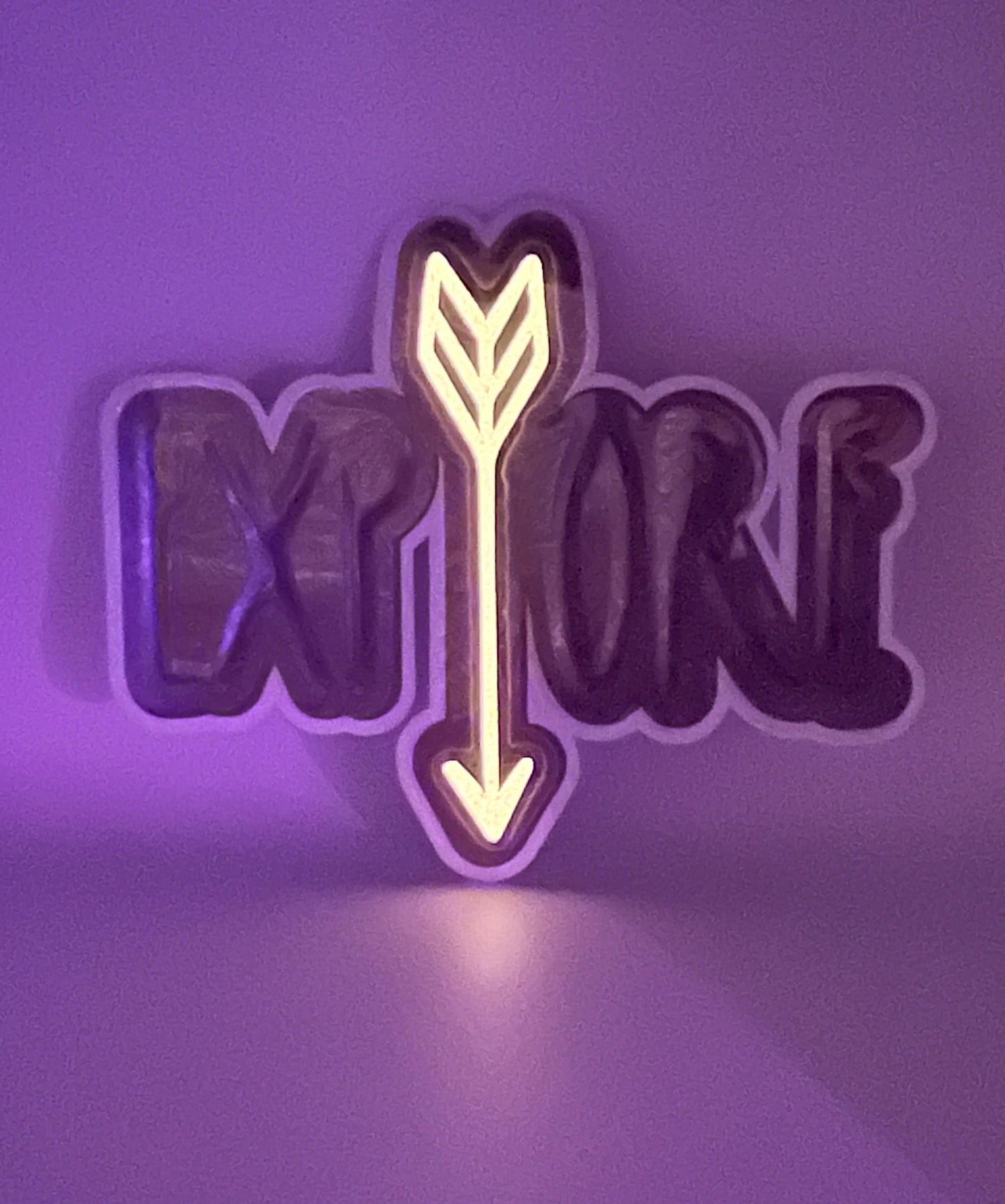 Explore Glow in the Dark Vinyl Decal, Waterproof Permanent Sticker for Laptops, Cars, Water Bottles, Tumblers & More