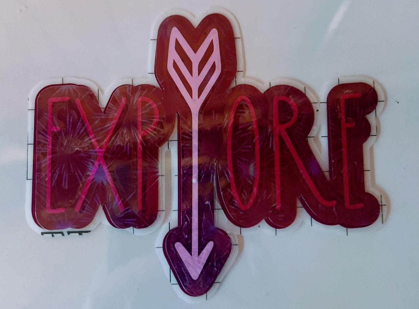 Explore Glow in the Dark Vinyl Decal, Waterproof Permanent Sticker for Laptops, Cars, Water Bottles, Tumblers & More