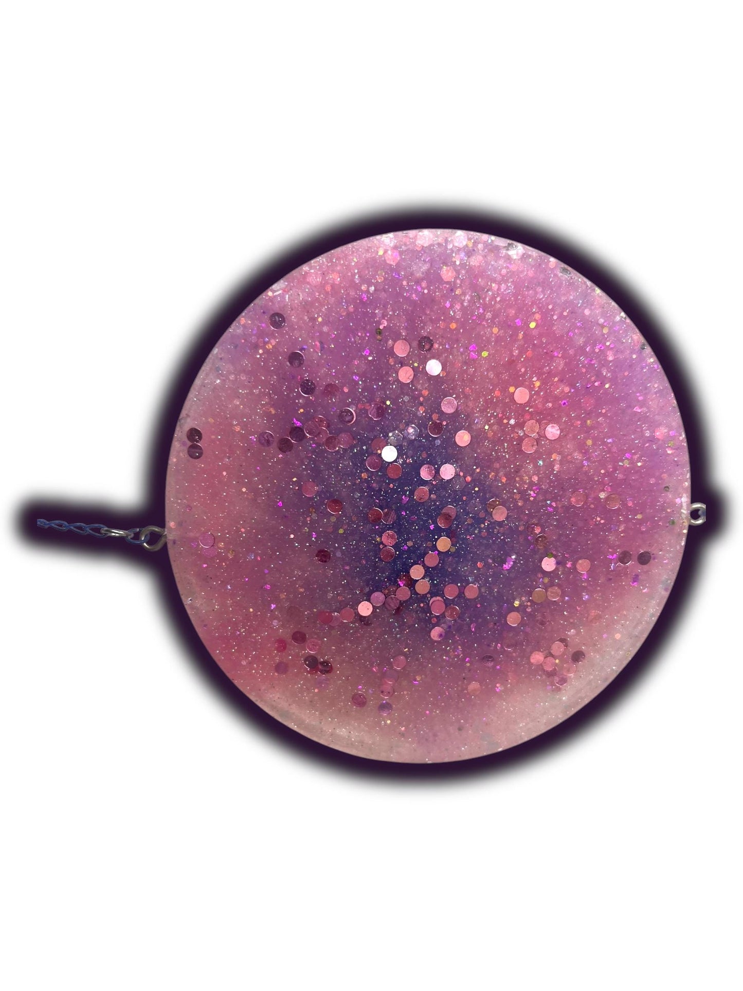 Moon Phase Wall Hanging, Phases of the Moon Decor, Witchy Things, Spiritual Stuff, Galaxy Inspired, Glow-in-the-Dark, Wire Wrapped Crystal