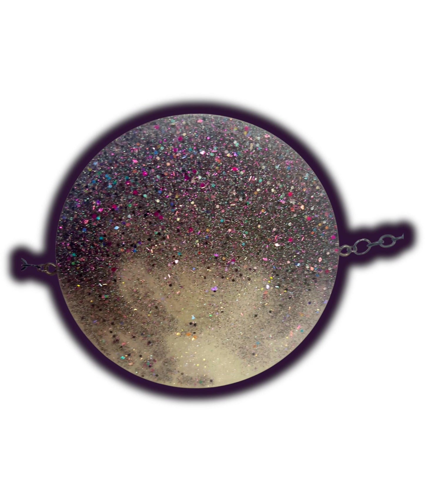 Moon Phase Wall Hanging, Phases of the Moon Decor, Witchy Things, Spiritual Stuff, Galaxy Inspired, Glow-in-the-Dark, Wire Wrapped Crystal